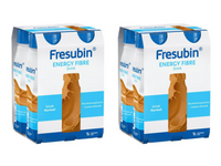 Fresubin® Energy Fibre Drink, smak karmelowy, 8 x 200 ml.  Żywność specjalnego przeznaczenia medycznego. Bogata w błonnik. 