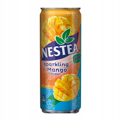 Nestea Joy gazowany napój herbaciany sparkling o smaku mango 330 ml