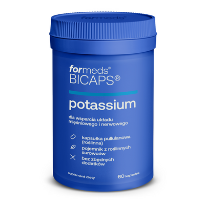 Formeds Bicaps Potassium POTAS MIĘŚNIE CIŚNIENIE 60 kapsułek