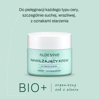 ALOESOVE nawilżający krem do twarzy na dzień 50ml