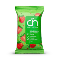 Crispy Natural chipsy ze 100% owoców TRUSKAWKA 10 g