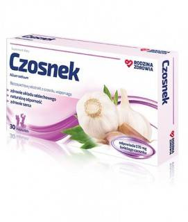 Rodzina Zdrowia Czosnek UKŁAD ODDECHOWY, ODPORNOŚĆ 30 kapsułek