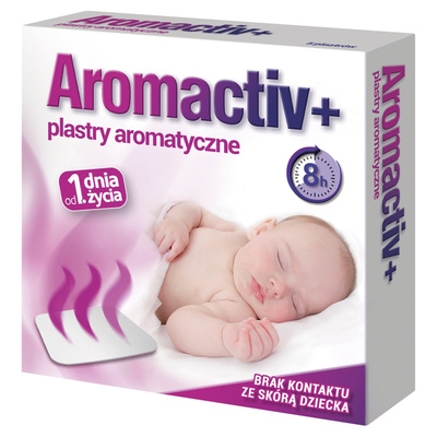 Aromactiv+ Plastry aromatyczne od 1 dnia życia 5 sztuk
