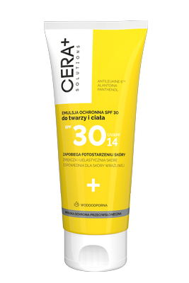 CERA PLUS Solutions, emulsja ochronna do twarzy i ciała SPF 30, 200 ml