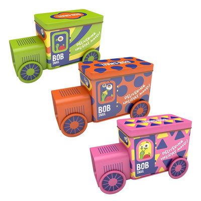 Bob Snail Lokomotywa ze zdrowymi przekąskami i zabawką KOLOR LOSOWY 1 sztuka