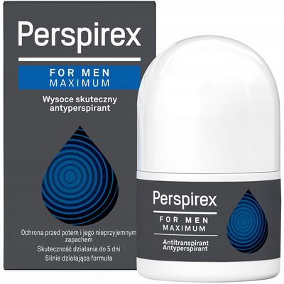 Perspirex Men MAXIMUM antyperspitant dla mężczyzn roll-on 20 ml
