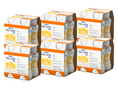 Nestlé Resource 2.0 Preparat odżywczy w płynie smak waniliowy 24 x 200 ml