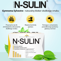 N-sulin POZIOM CUKRU MORWA BIAŁA 60 tabletek