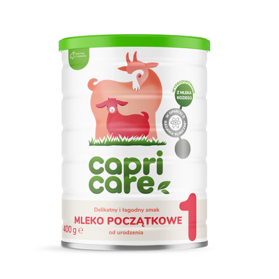 Capricare 1 - mleko początkowe od urodzenia, oparte na mleku kozim 400 g