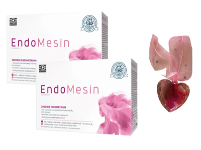 EndoMesin równowaga hormonalna ENDOMETRIOZA ZESTAW 2 x 60 + 60 kapsułek + BRELOCZEK GRATIS!