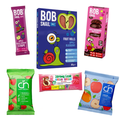 Duża paczuszka naturalnych, zdrowych słodyczy ŚWIĄTECZNE PACZKI