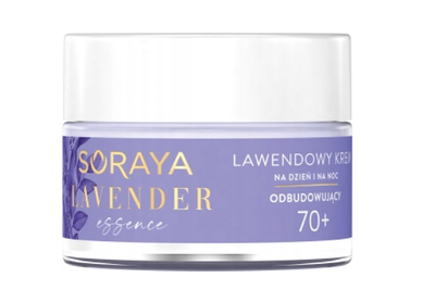 Soraya laveder essence lawendowy krem odbudowujący na dzień i noc 70+ 50ml