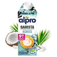 Alpro Barista Napój kokosowo-sojowy ZESTAW 4 x 750 ml