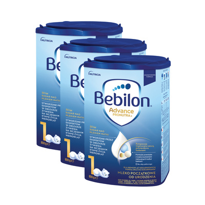 Bebilon 1 z Pronutra-ADVANCE mleko ZESTAW 3x800g