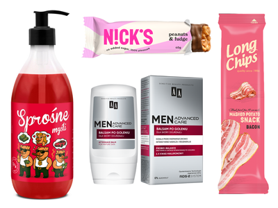 Zestaw świąteczny dla pracownika DLA NIEGO kosmetyki i słodycze + opakowanie prezentowe