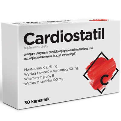 Cardiostatil cholesterol monakolina ZESTAW 2 x 30 kapsułek