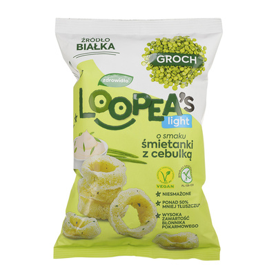 Loopea's zdrowe chipsy FIT RÓŻNE SMAKI zestaw 4 sztuki