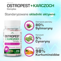 Ostropest + Karczoch Complex TRAWIENIE WĄTROBA 60 kapsułek
