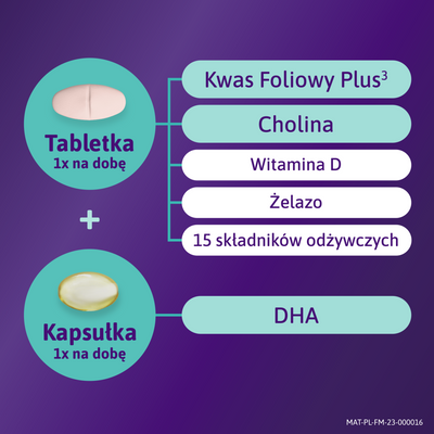 Femibion 3 suplement karmienie piersią DHA 56 + 56 tabletek