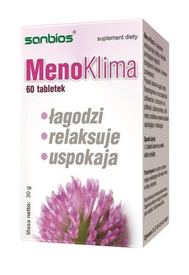 SANBIOS Menoklima łagodzi objawy menopauzy 60tab