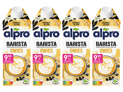 Alpro Barista Napój owsiany ZESTAW 4 x 750 ml