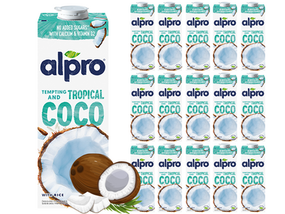 Alpro Napój kokosowo-ryżowy ZESTAW 16 x 1 L