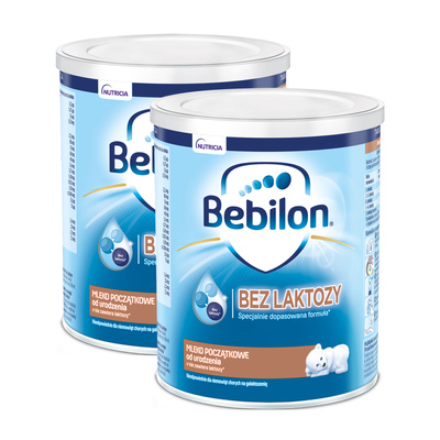 Bebilon bez laktozy ZESTAW 2 x 400g