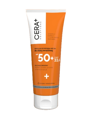 CERA PLUS SOLUTIONS emulsja ochronna SPF 50+ do skóry wrażliwej, 200 ml