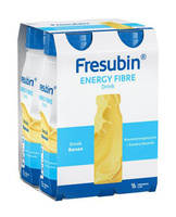 Fresubin® Energy Fibre Drink, smak bananowy, 8 x 200 ml.  Żywność specjalnego przeznaczenia medycznego. Bogata w błonnik