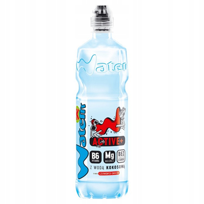 Kubuś Waterrr Active napój czerwone owoce i woda kokosowa 750 ml