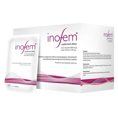 Inofem RÓWNOWAGA HORMONALNA PŁODNOŚĆ KOBIET 30 saszetek