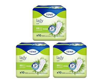 TENA Lady Slim Mini Wkładki zestaw 3x10 sztuk