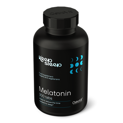 OstroVit Keep Sleep Melatonina na dobry sen 300 tabletek