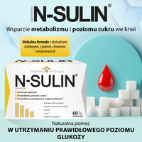 N-sulin POZIOM CUKRU MORWA BIAŁA 60 tabletek