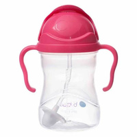 B.box Bidon ze słomką 240ml malinowy