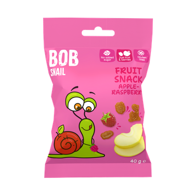 Bob Snail owocowe ZDROWE przekąski MIX w różnych smakach ZESTAW 7 x 40 g