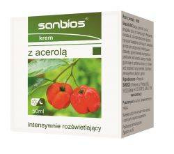 SANBIOS Krem z acerolą 50 ml rozświetlający