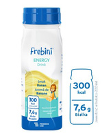 Frebini Energy Drink, smak bananowy, 24 x 200 ml. Żywność specjalnego przeznaczenia medycznego. Dla dzieci 1 - 12 lat