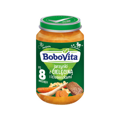 BoboVita jarzynki z cielęciną po 8 miesiącu 190 g