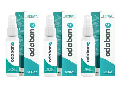 ODABAN Antyperspirant na nadmierną potliwość ZESTAW 3 x 30 ml