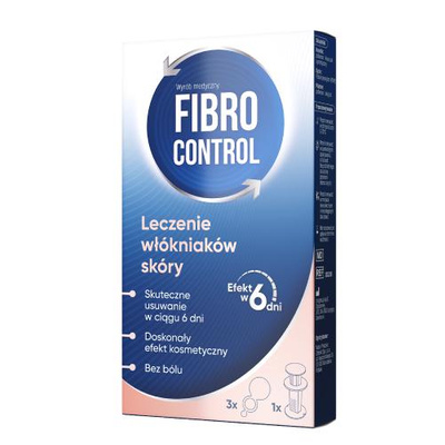 Fibrocontrol leczenie włókniaków skóry + aplikator 3 plastry