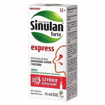 Sinulan Forte Express aerozol do nosa 15 ml