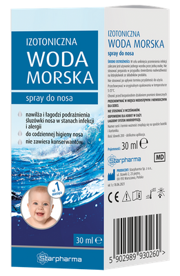 Starpharma izotoniczna woda morska - spray do nosa 30ml