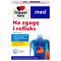 Doppelherz Med Na zgagę i refluks TRAWIENIE 20 saszetek