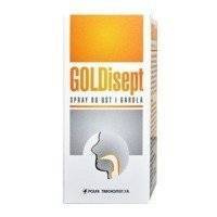 GOLDisept Spray do ust i gardła 25 ml Ból gardła, zapalenie gardła