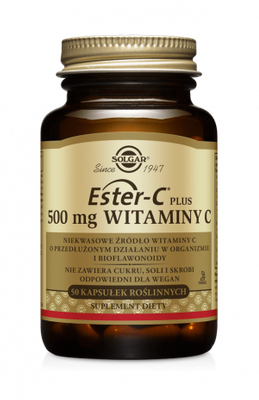 Solgar Ester C-Plus 500 mg witaminy C 50 kapsułek
