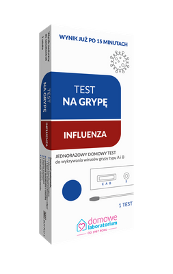 Test na grypę typu A i B influenza 1szt