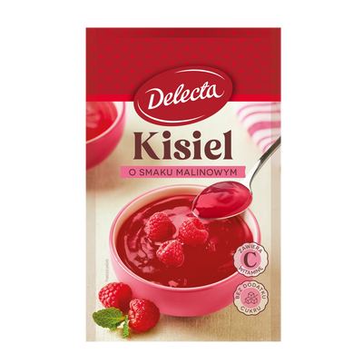Delecta Kisiel smak malinowy 38 g