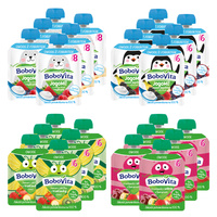 BoboVita Zestaw Mix Musów owoc i JogoMi! 6m 24x80g