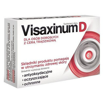 Visaxinum D dla osób dorosłych z cerą trądzikową x30 szt.